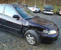 1998 Honda Accord collision damage before repair at Reliable Auto Body